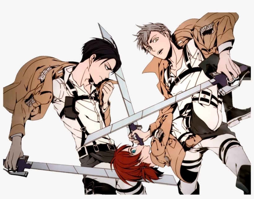 Underground Trio Levi Ackerman, Ereri, Regrets, Levi - Levi Ackerman X Isabel, transparent png