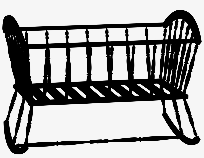 Available Image Sizes - Baby Cot Silhouette, transparent png