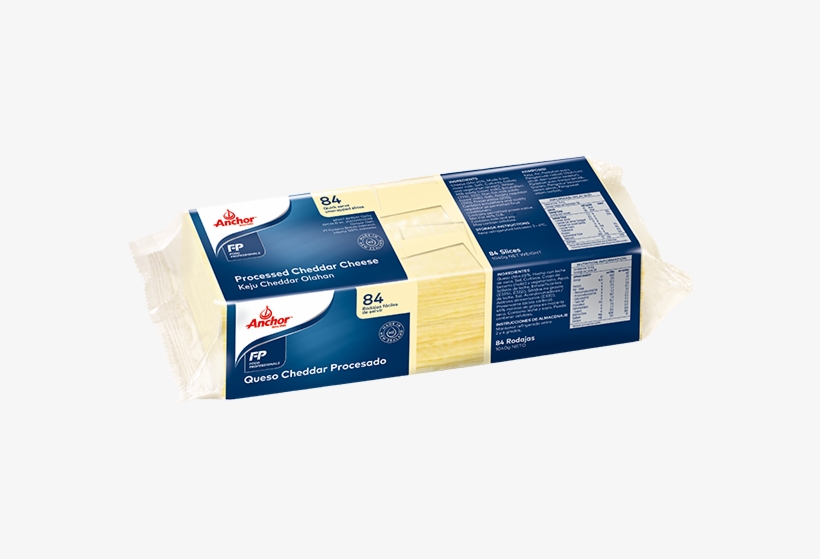 Anchor Food Professionals - Anchor Processed Cheddar Cheese, transparent png
