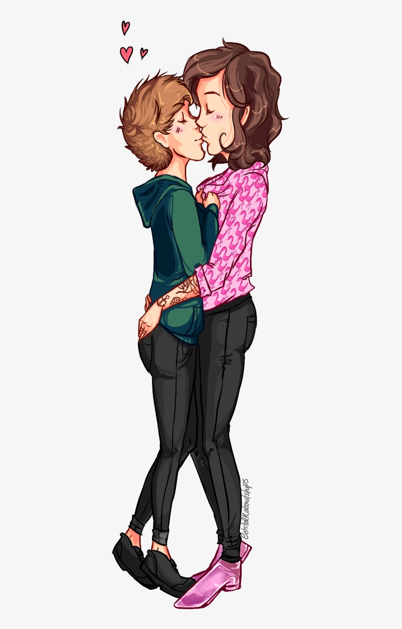 Boys Kiss Louis Y Harry, Larry Stylinson, Louis Tomlinson, - Illustration, transparent png