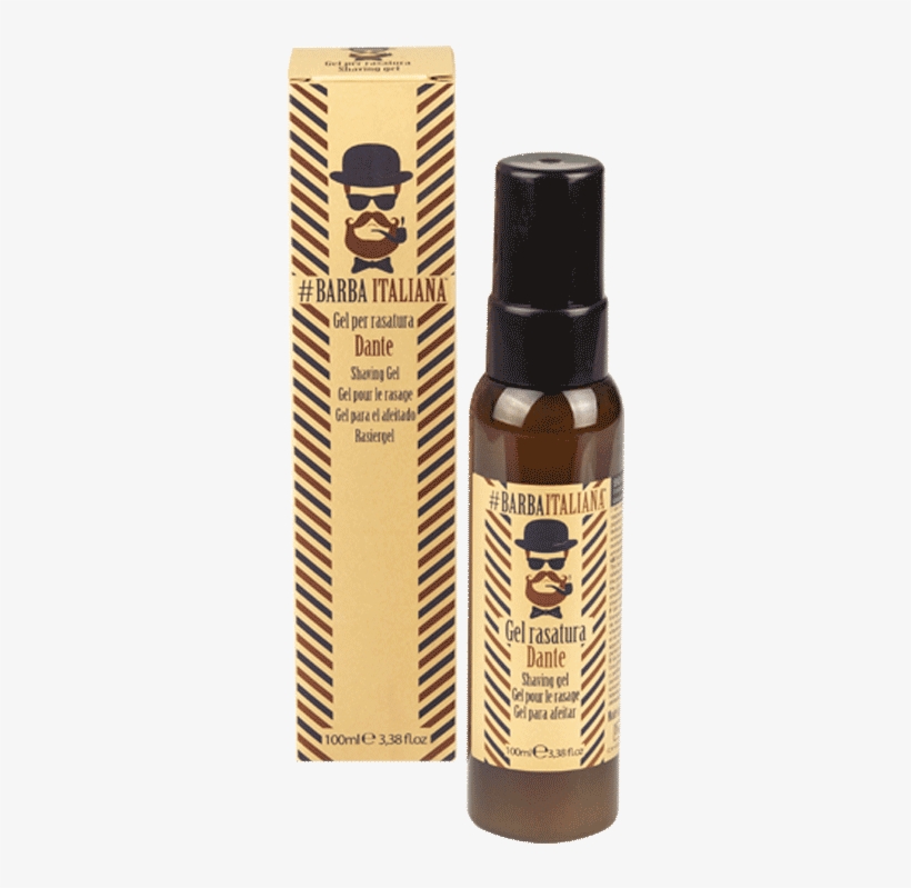 Shaving Gel Dante - Barba Italiana Virgilio Post-shave Spray, transparent png