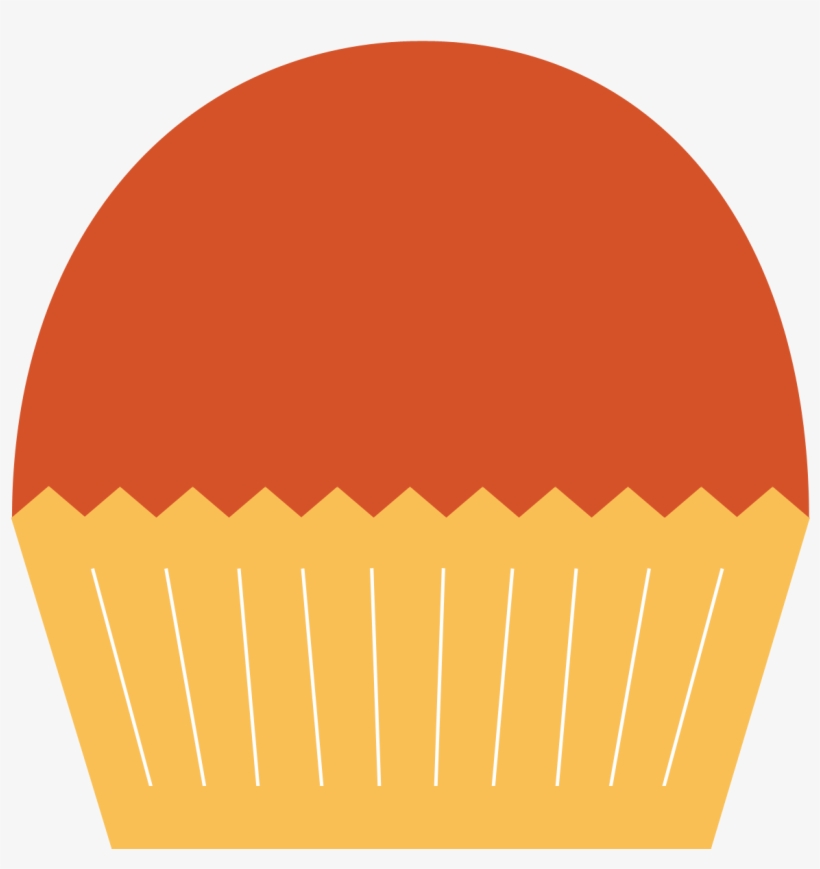 Cinnamon Cupcake Clipart - Plain Cupcake Clipart, transparent png