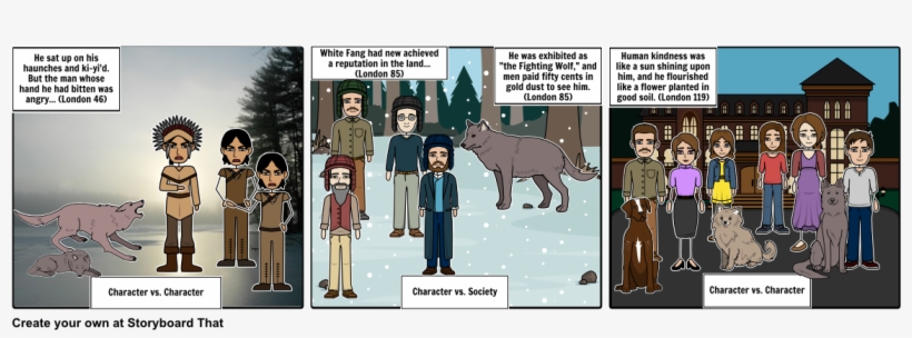 White Fang - Cartoon, transparent png