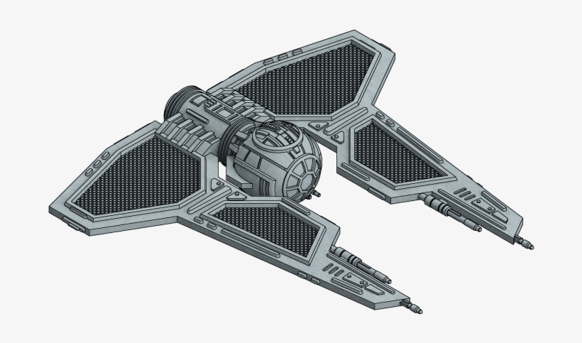 Protectorate Tie Fang - Rendering, transparent png