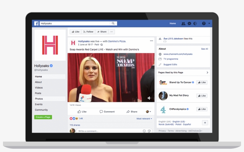 Facebook Live, transparent png