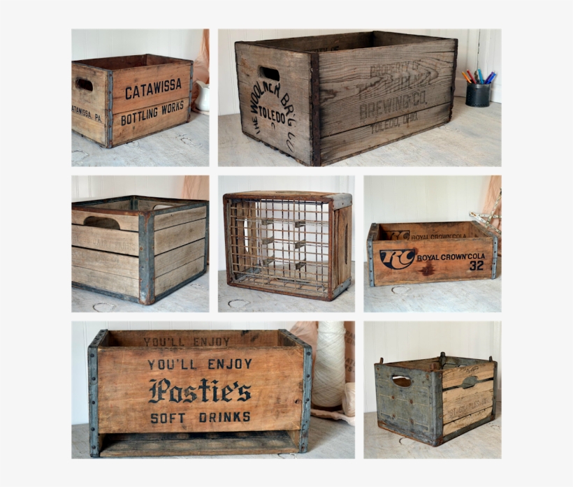 Discover Ideas About Wooden Crate Boxes - Uses For Antique Wooden Crates, transparent png