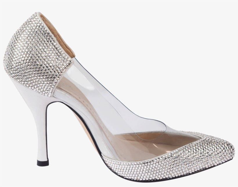 Glitter Leather Stiletto - Basic Pump, transparent png
