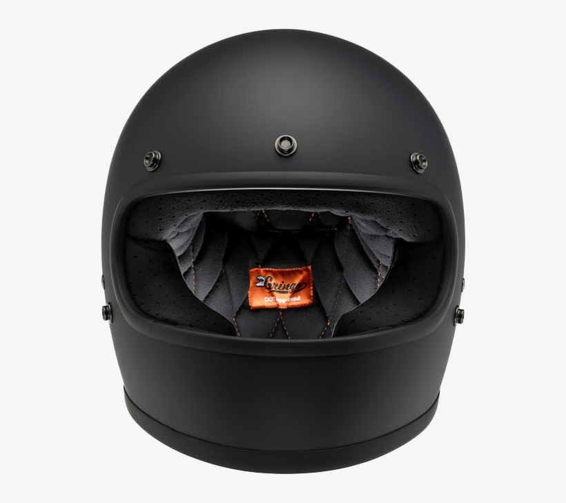 Biltwell Gringo Helmet - Biltwell Inc. Gringo Flat Black Full Face Helmet M, transparent png