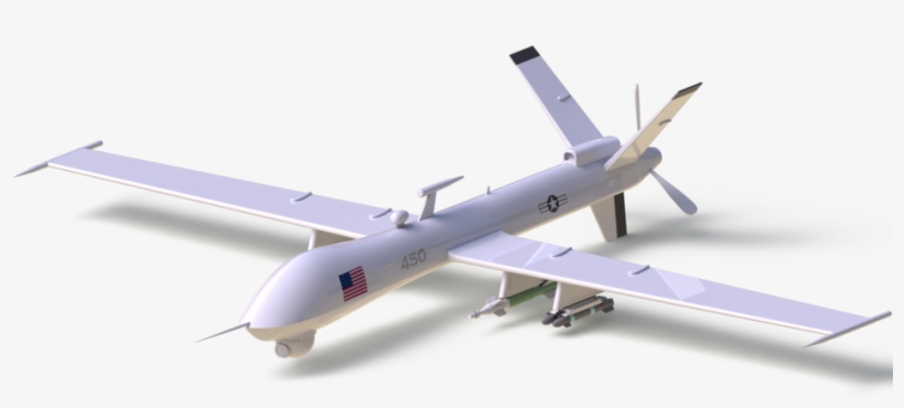 Predator Drone Png Png Library Download - Unmanned Vehicle, transparent png