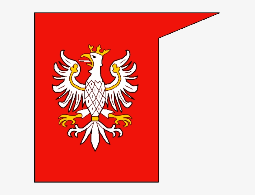 Polish Flag - Chorągiew Polska W Bitwie Pod Grunwaldem, transparent png
