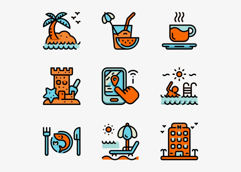 Beach - Iconos Para Infografias Png, transparent png