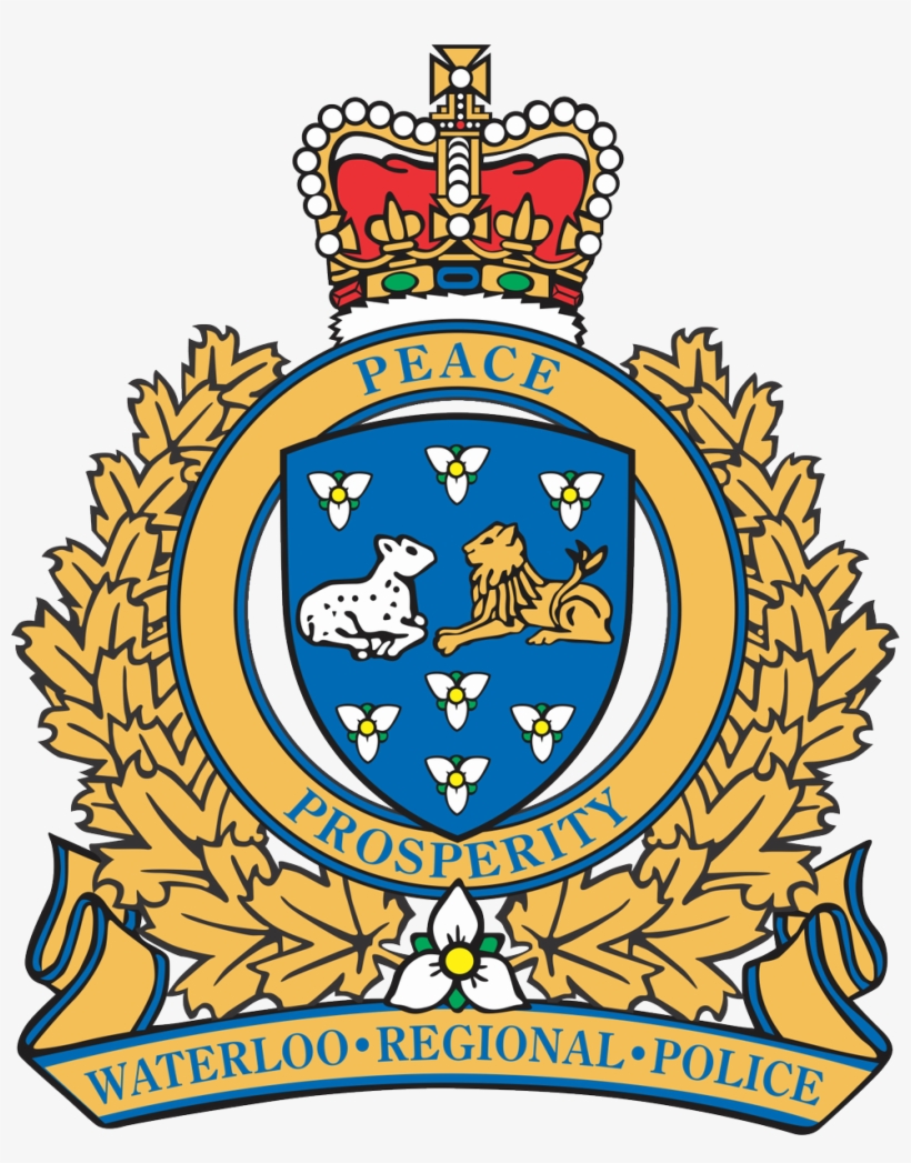 1 Male To Hospital With Stab Wound, 1 Male Arrested - Waterloo Regional Police Service Logo, transparent png