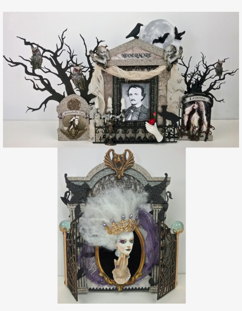 Edgar Allan Poe & Marie Antoinette Tombs - Diorama Edgar Allan Poe, transparent png