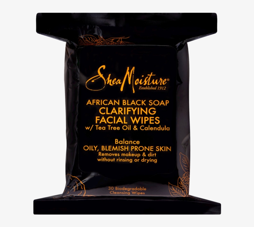 Shea Moisture African Black Soap Wipes, transparent png