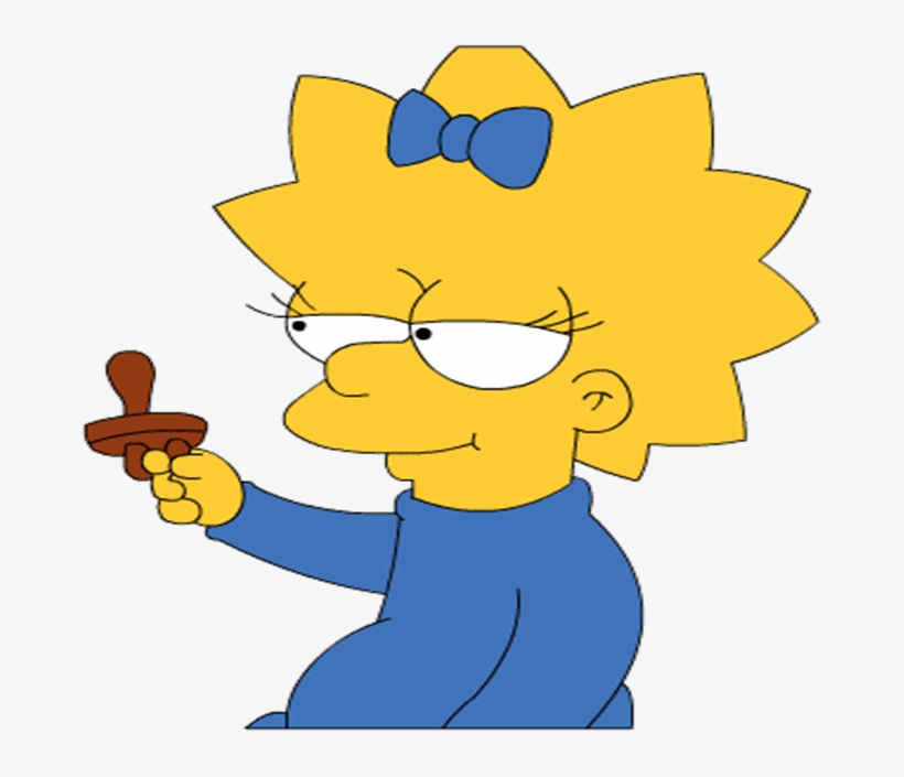 Explosion - Maggie Simpson, transparent png