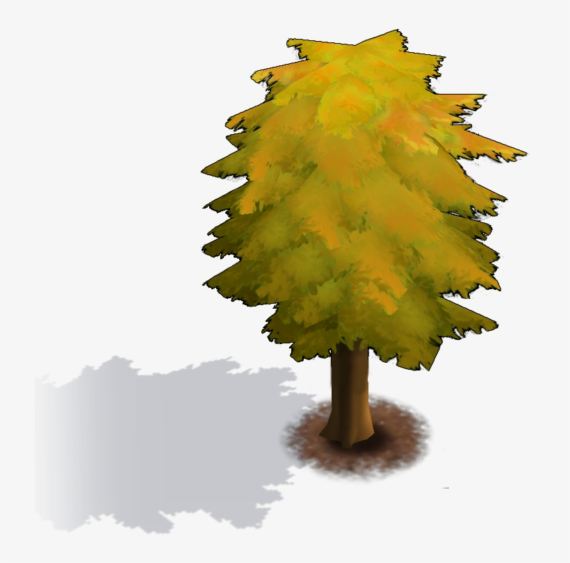 Yellow Tree - White Pine, transparent png