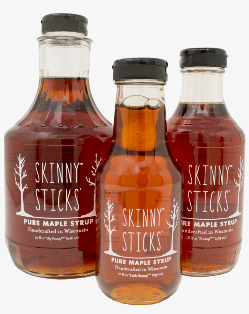 Skinny Sticks Maple Syrup - Skinny Sticks Maple Syrup, Pure - 10 Fl Oz, transparent png