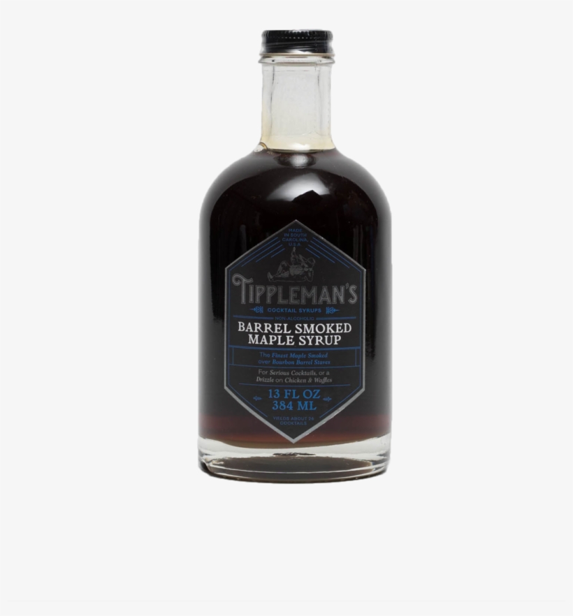 Barrel Smoked Maple Syrup - Glass Bottle, transparent png