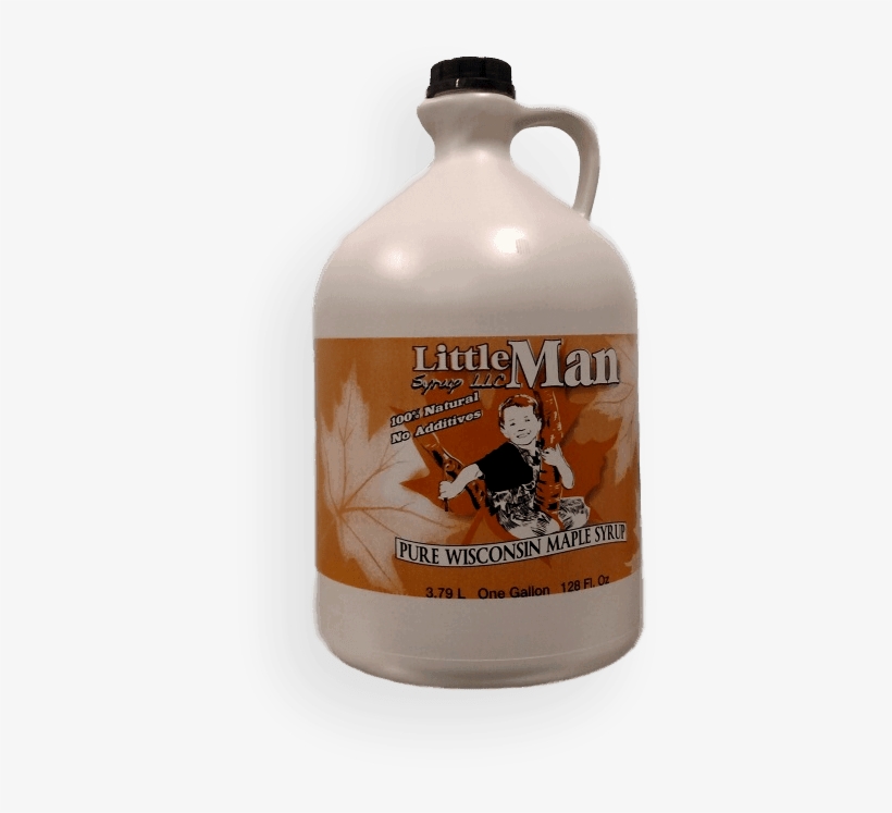 One Gallon Little Man Syrup Jug - Little Man Syrup Little Man Syrup 100 Pure Wisconsin, transparent png