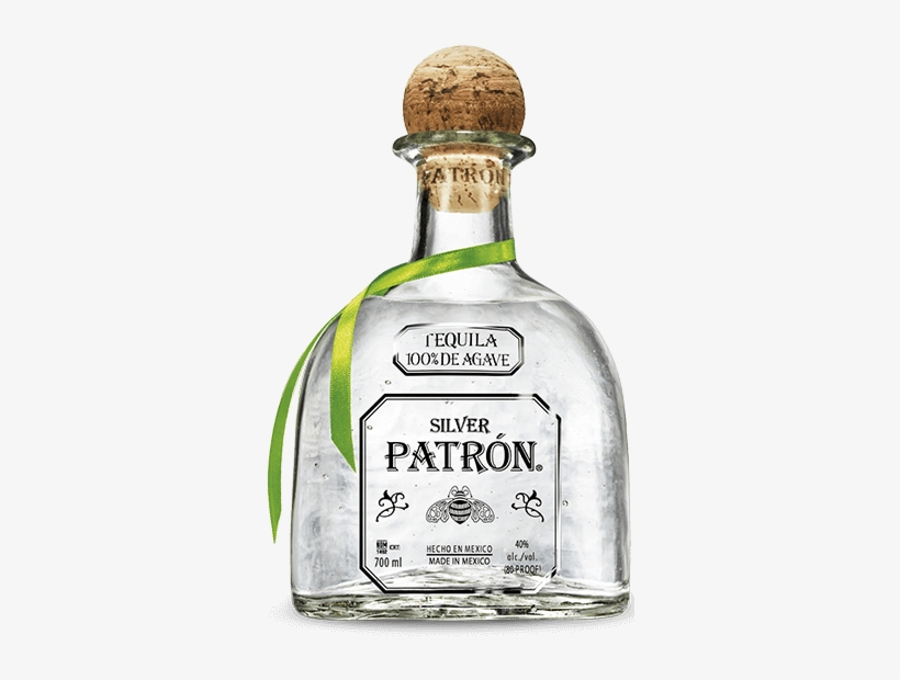 Each Bottle Of Patrón Contains 100% Weber Blue Agave - Patron Tequila Silver, transparent png