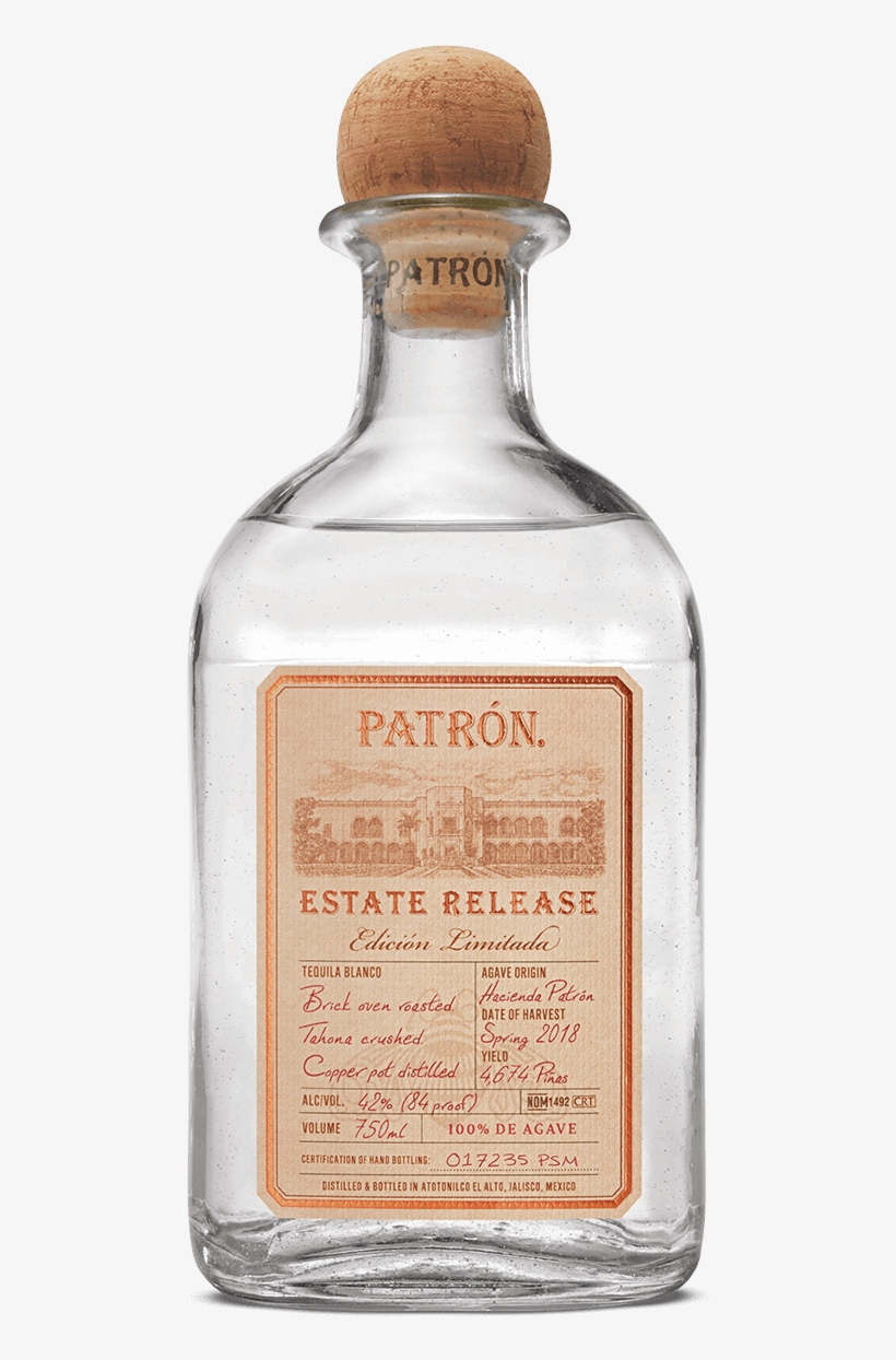 Patrón Estate Release - Tequila Patron Estate Release, transparent png