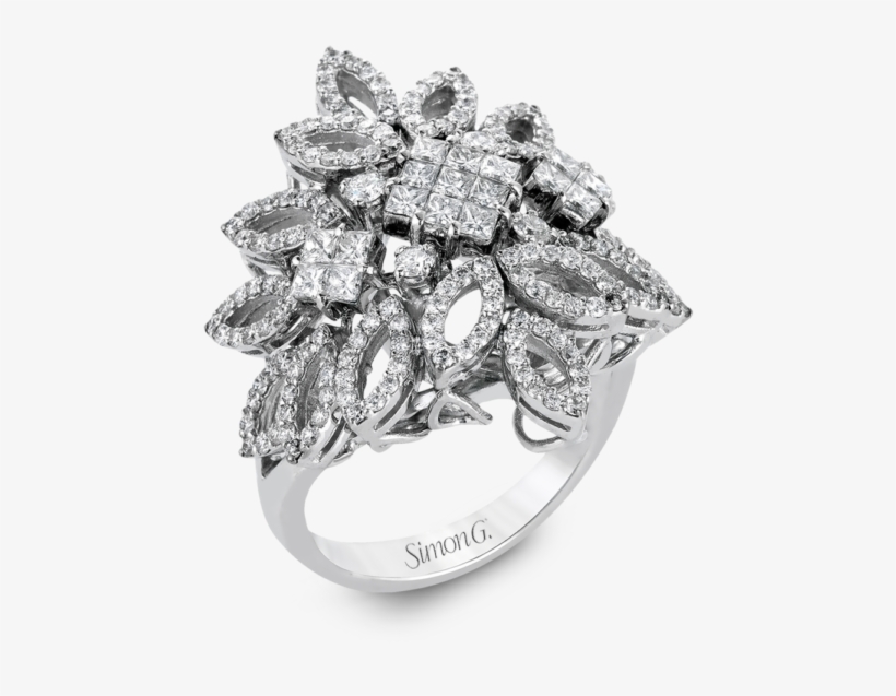 This Beautiful White Gold Ring Sparkles Like A Star - White Gold Ring, transparent png