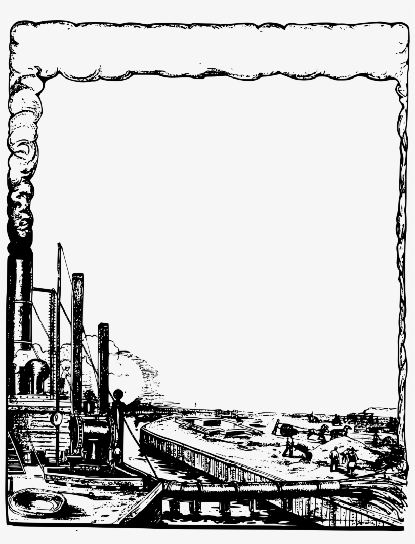 Big Image - Factory Clipart Frame, transparent png