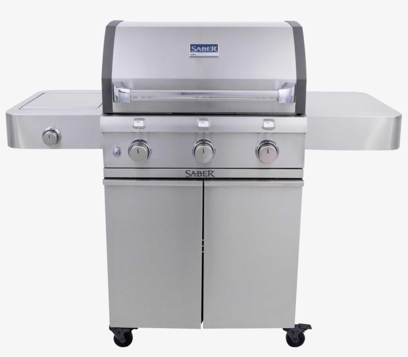 Saber Cast 500 L - Saber Gas Grills Saber 500 Cast With Stainless Steel, transparent png