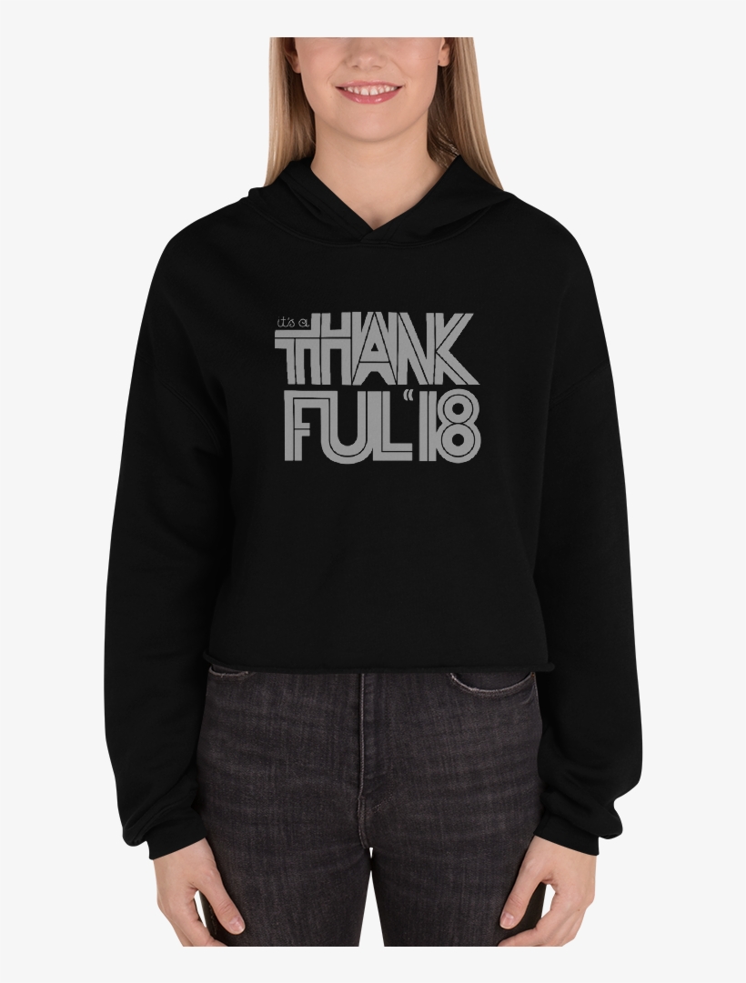 Thankful '18 Cropped Hoodie - Uniformexperiment Uen Physical Fitness Long Tee, transparent png