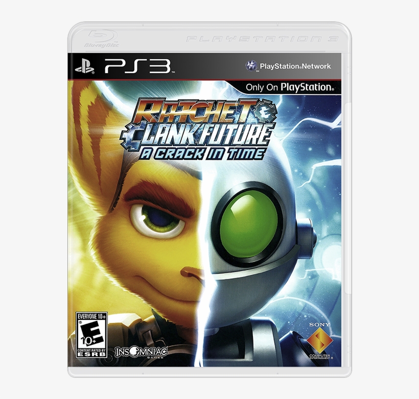 Sony Playstation 3 Disc Games 2d Box Pack Ratchet And Clank A Crack In Time Box Art 567x715