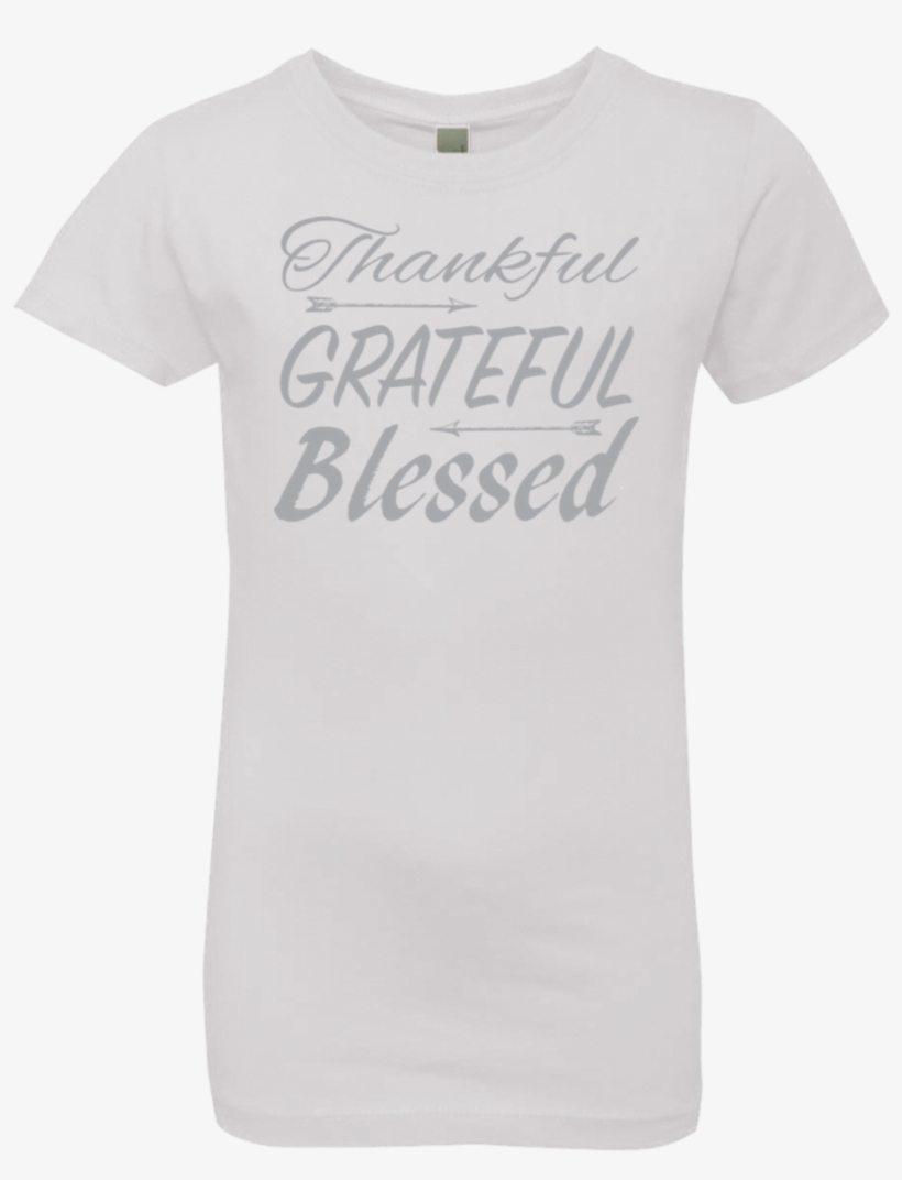 "thankful, Grateful, Blessed"-gray - T-shirt, transparent png
