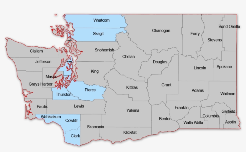Vigilnet Services Washington State Counties - Washington, transparent png