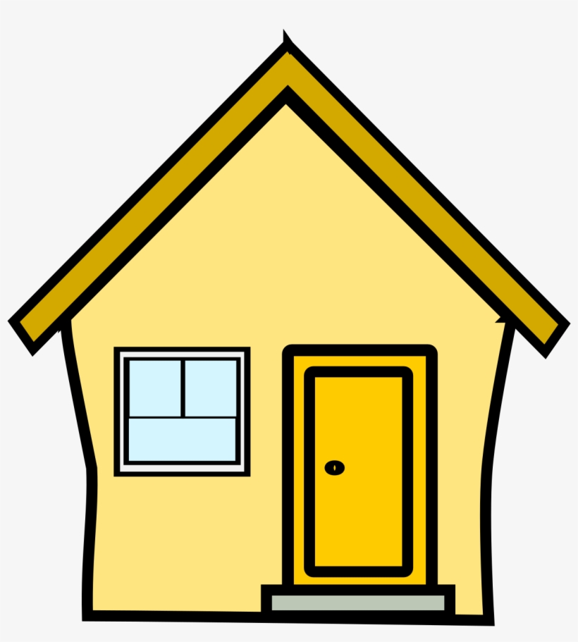 Clipart - Yellow House Clipart, transparent png
