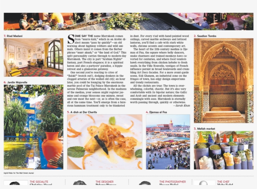 Wall Street Journal - Marrakesh, transparent png