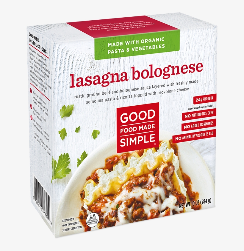 Banner Free Download Lasagna Bolognese - Good Food Made Simple Three Pepper Beef - 9.4 Oz, transparent png