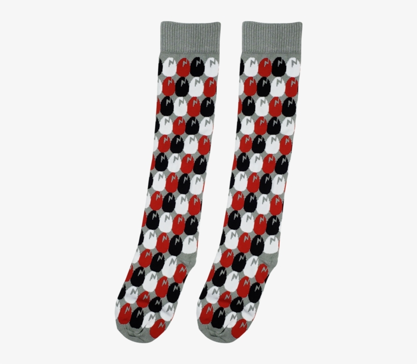 Multi-colored All Over Egg Socks - Sock, transparent png