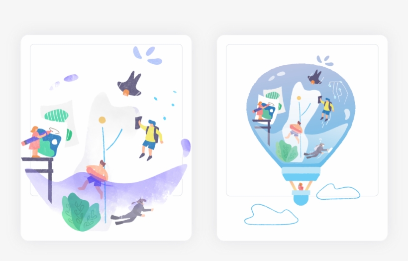 We Experimented With Form, Texture, Skin Colours, Body - Hot Air Balloon, transparent png