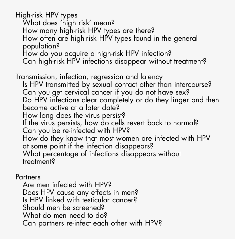 Raised By Women After Reading The Hpv Information Handout - Human Papillomavirus Infection, transparent png