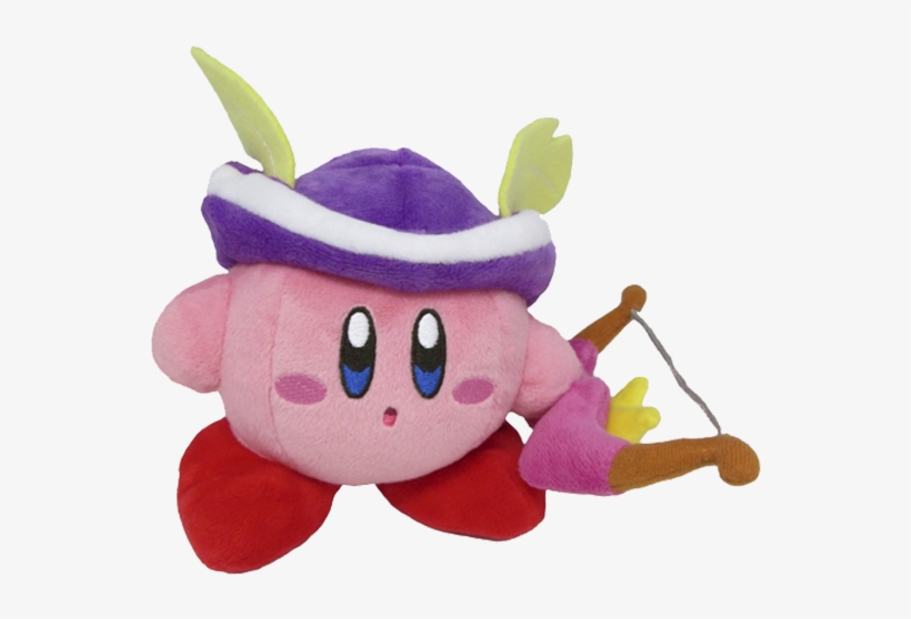 Little Buddy - Kirby - Plush - Kirby - Sniper - 5 Inch - Archer Kirby Plush, transparent png