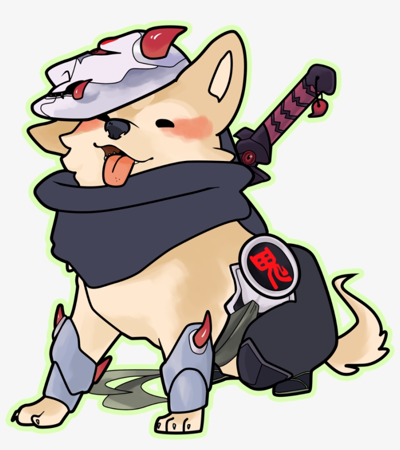 Puppy Kawaii Dog Hanzo Overwatch - Shiba Overwatch, transparent png