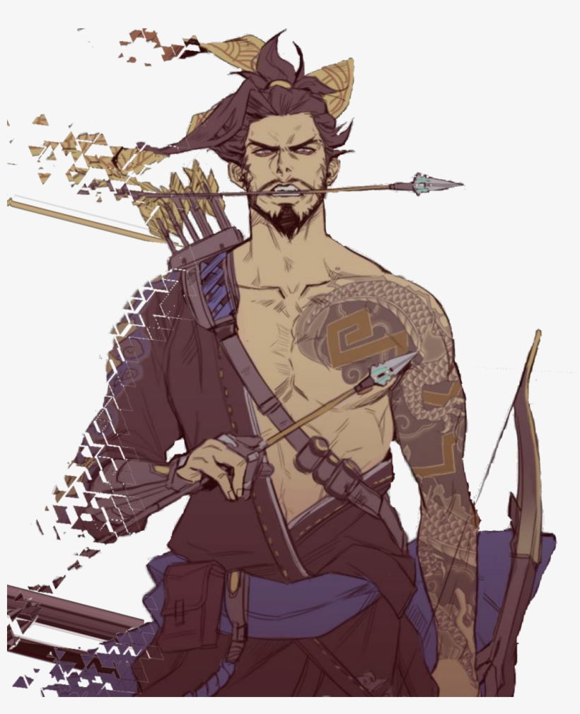 Hanzo Sticker - Overwatch Hanzo, transparent png