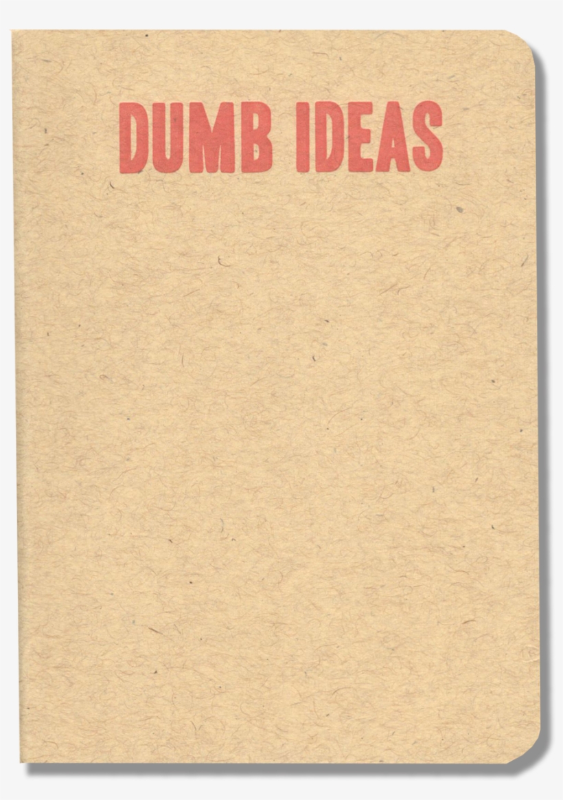 Dumb Ideas Notebook, transparent png