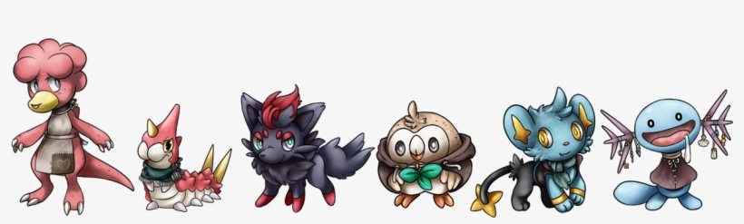 #pokemon #poa #pmd #magby #wurmple #zorua #rowlett - Cartoon, transparent png
