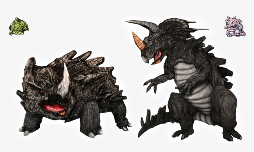 I Can't Believe I Forgot To Post These Here Prepare - Realistic Rhyhorn, transparent png