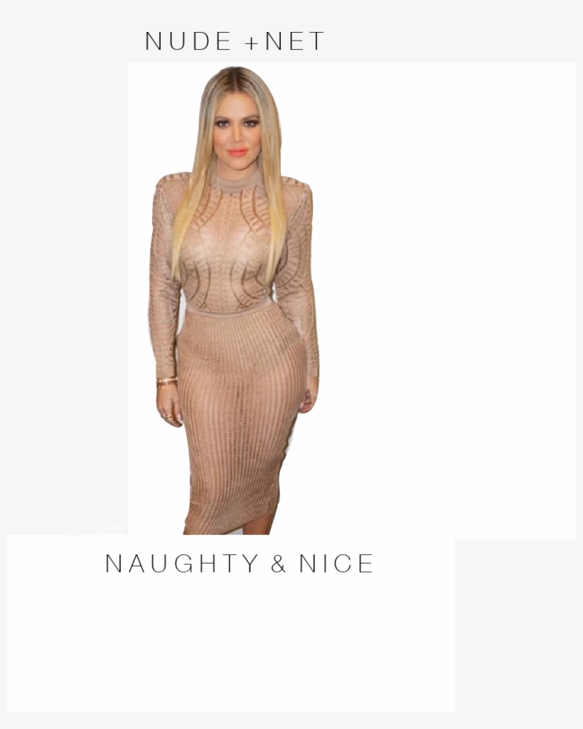 Khloe Kardashian Net Skirt - Khloé Kardashian, transparent png