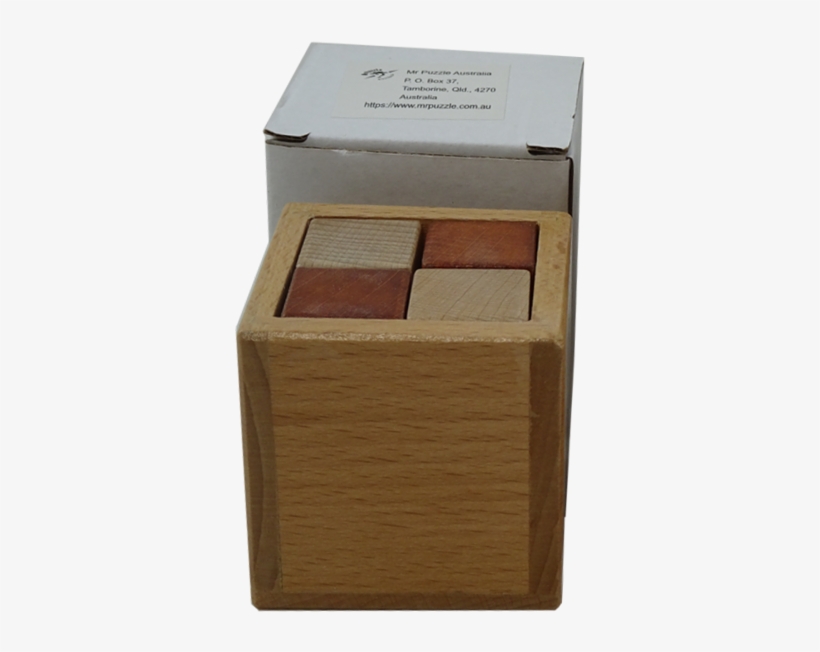 3d Wooden Brainteaser With Box - Brain Teaser, transparent png