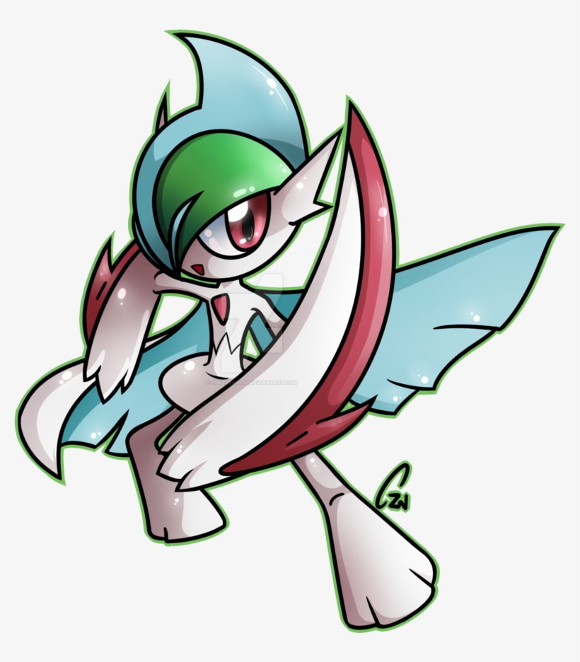 Sensei <3 - Shiny Mega Gallade, transparent png