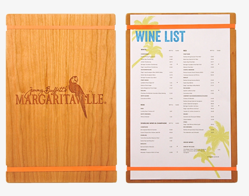 Wine List Covers - Menu Board Rubber Band, transparent png