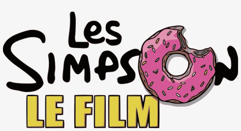 Simpsons Movie Logo, transparent png
