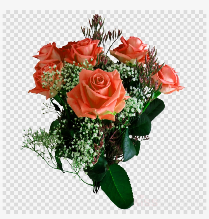 Bouquet Of Flowers Transparent Clipart Flower Bouquet Flower Image Png 900x900 Png Download Pngkit